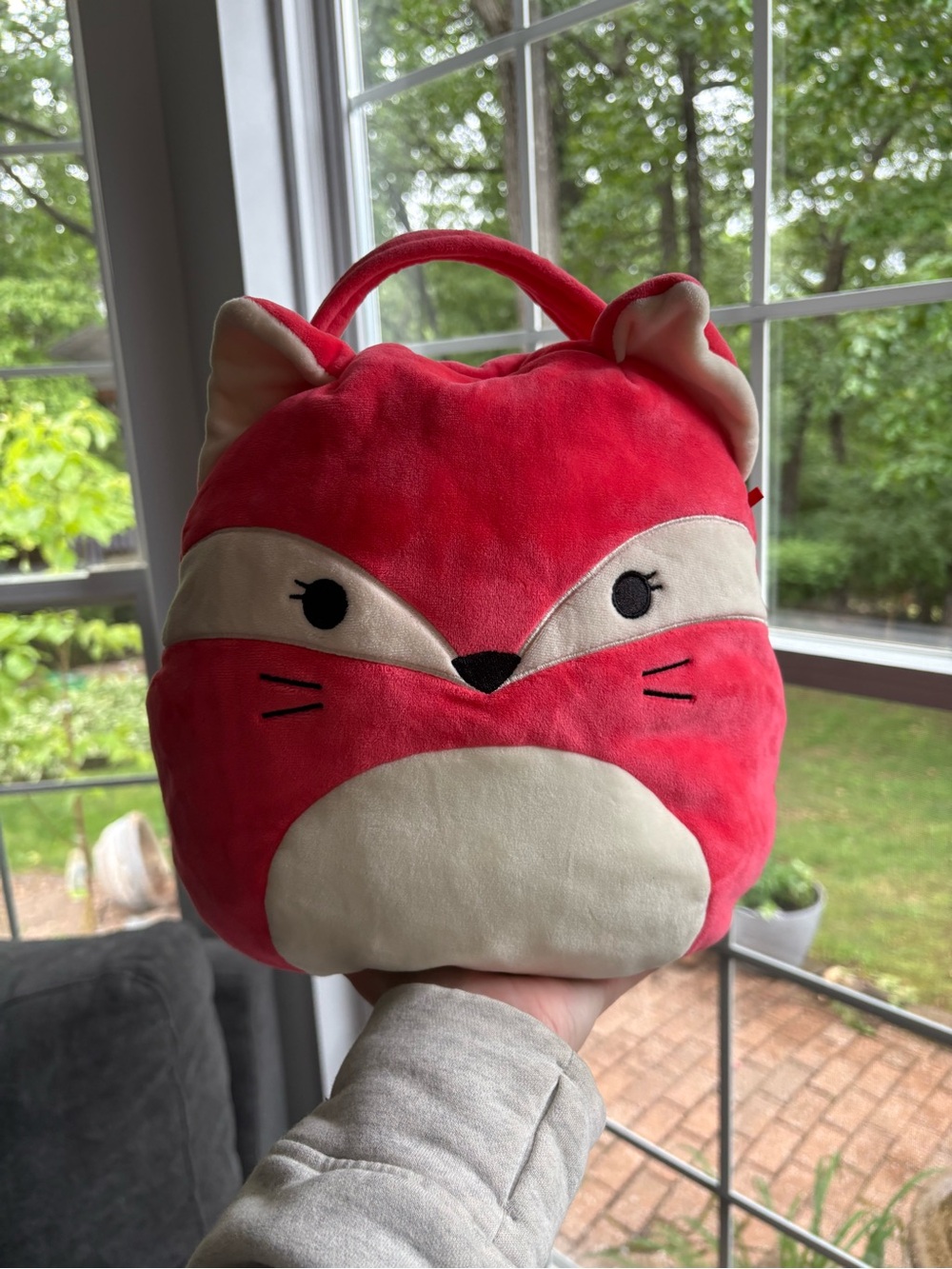 Fifi the red fox squishmallow NWOT 10in pail halloween basket